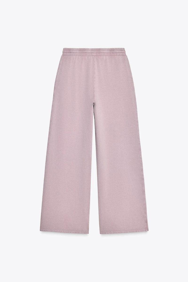 WASHED EFFECT PANTS