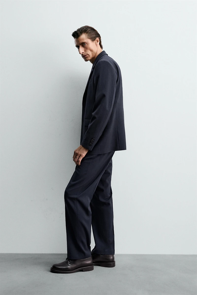 100% WOOL SUIT BLAZER