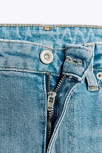 FLARED CROPPED HIGH WAIST TRF JEANS