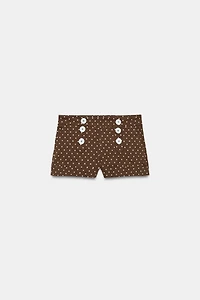 SHORT MINI À POIS