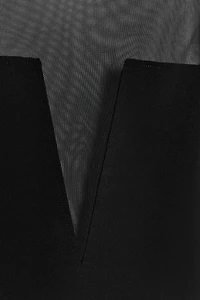 CREPE TULLE COMBINATION BODYSUIT