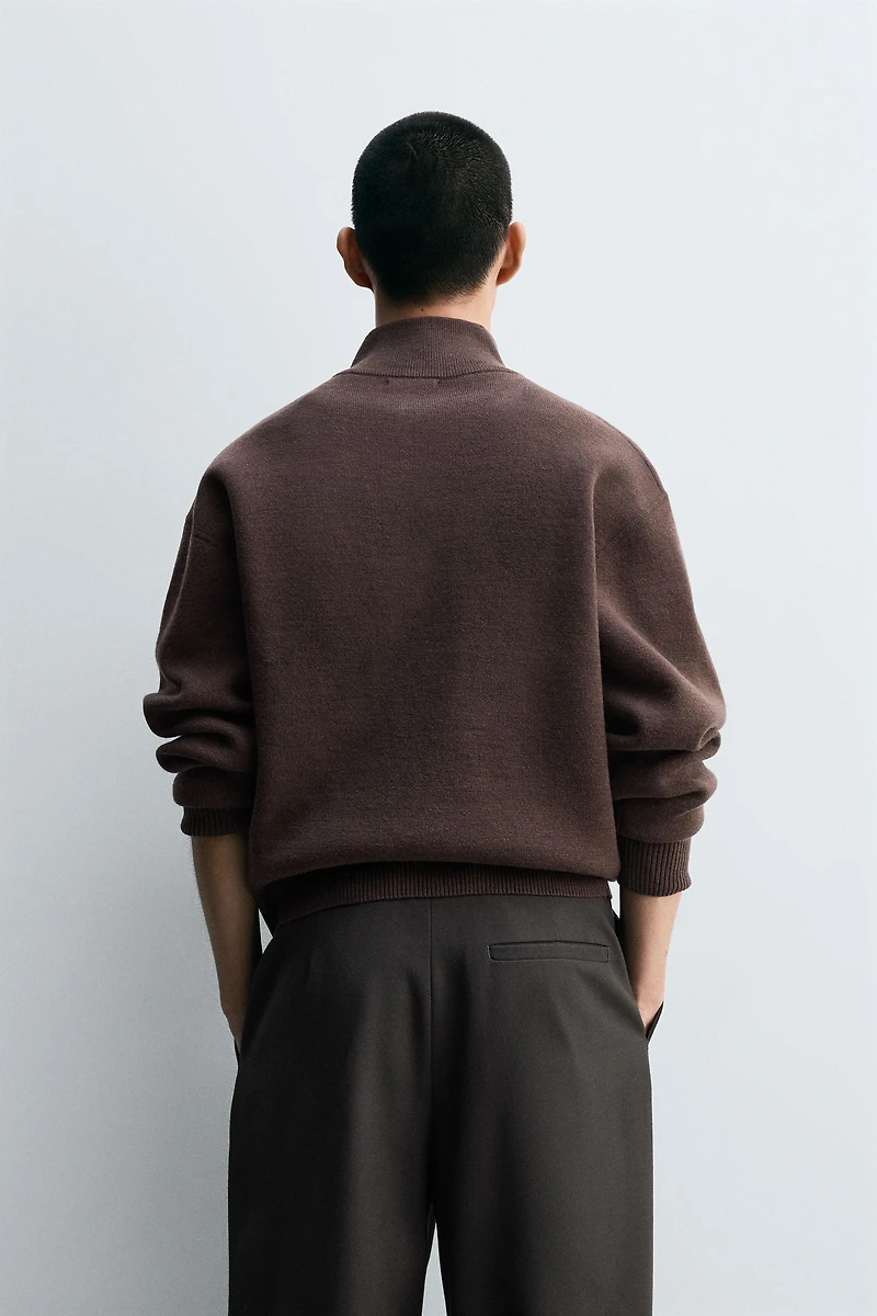 QUARTER-ZIP JUMPER