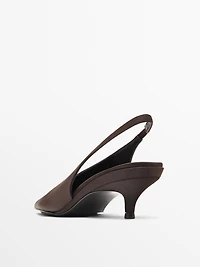Heeled slingback shoes - LIMITED