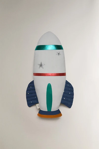 KIDS' ROCKET CUSHION