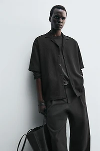 TEXTURED RELAXED FIT SHIRT