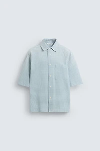 CHEMISE DÉCONTRACTÉE À CARREAUX