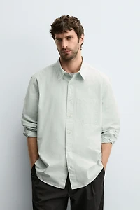 RELAXED FIT POPLIN SHIRT
