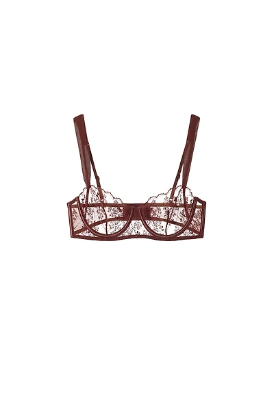 FLORAL EMBROIDERED BRA