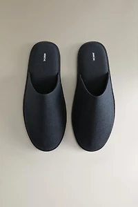 FABRIC MULE SLIPPERS