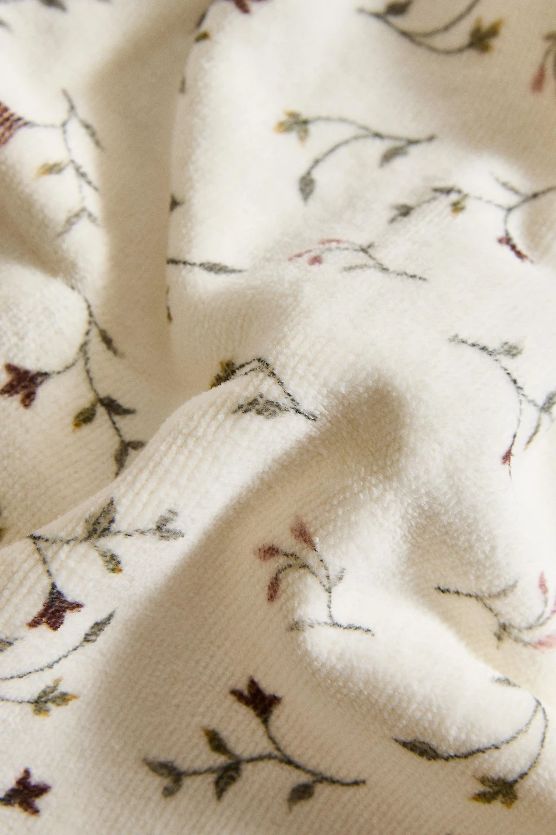 FLORAL BATH TOWEL