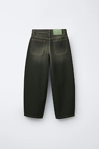 DISTRESSED EFFECT BALLOON JEANS