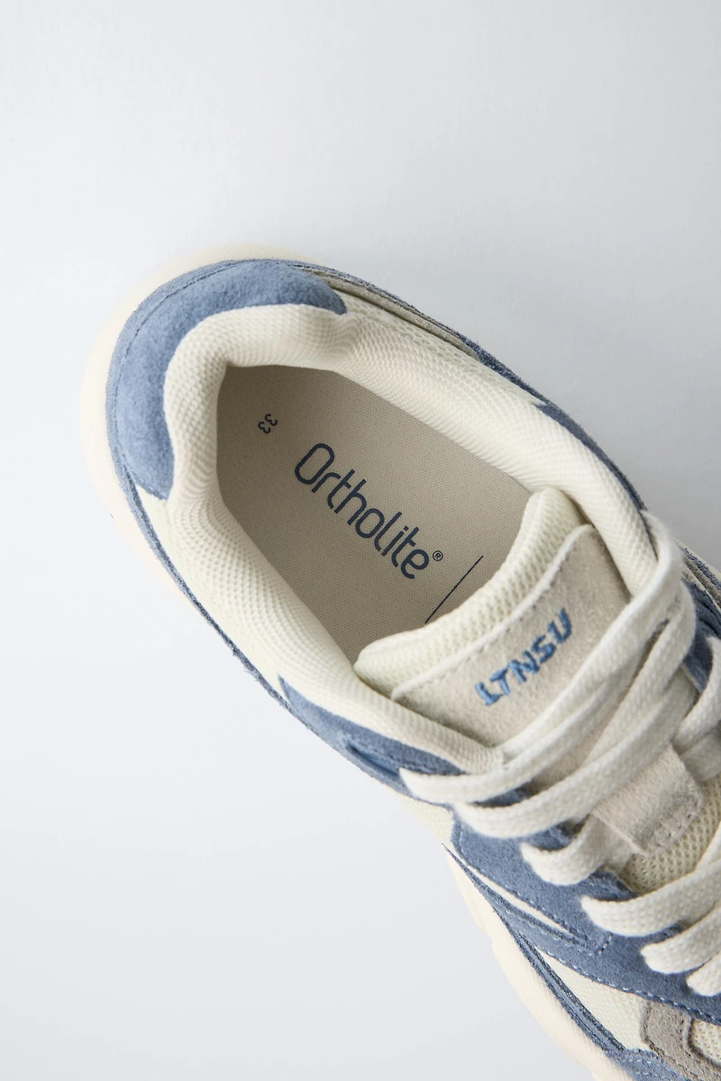 PIECED ATHLETIC SNEAKERS