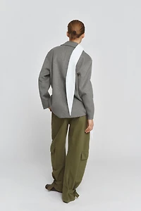 WOOL BLEND BLAZER ZW COLLECTION