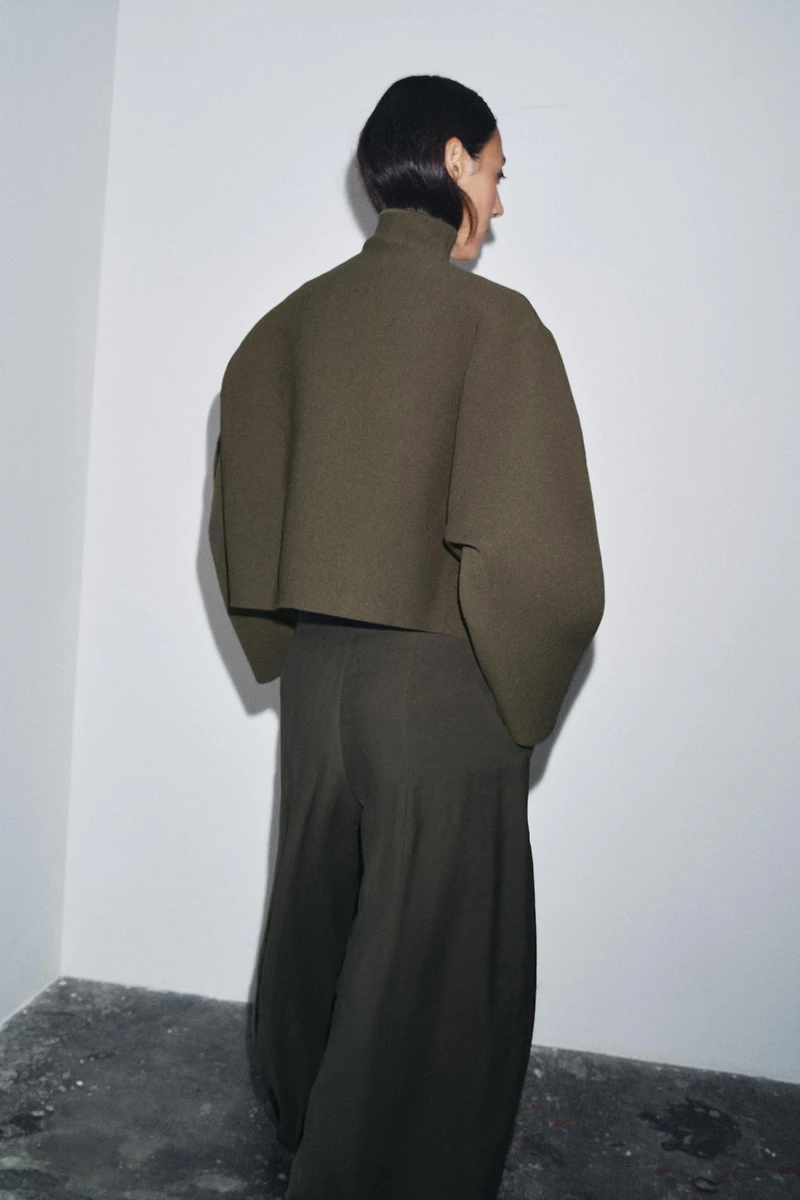 KNIT ZIP-UP JACKET