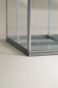GLASS AND METAL MULTI-PURPOSE TISSUE BOX