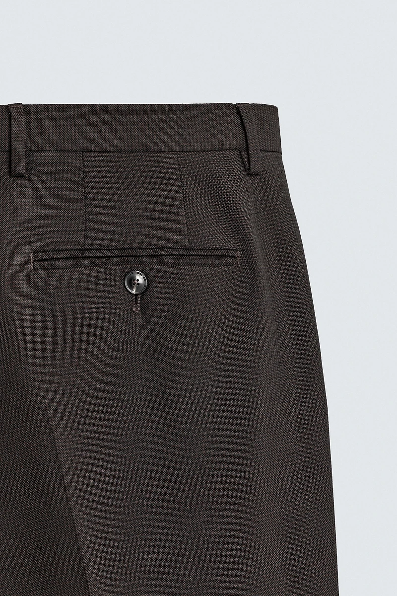 HOUNDSTOOTH SUIT PANTS