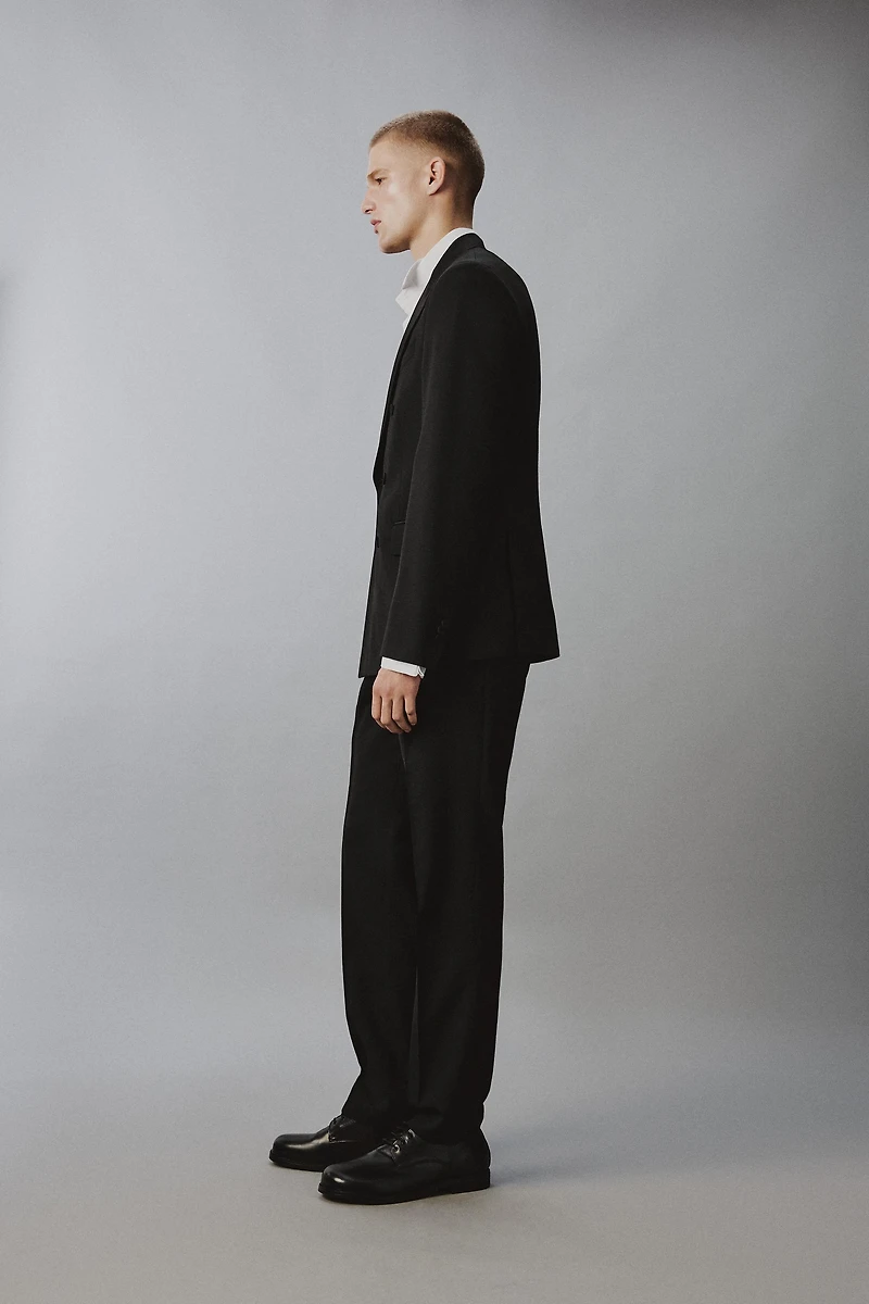 DOUBLE BREASTED TUXEDO BLAZER