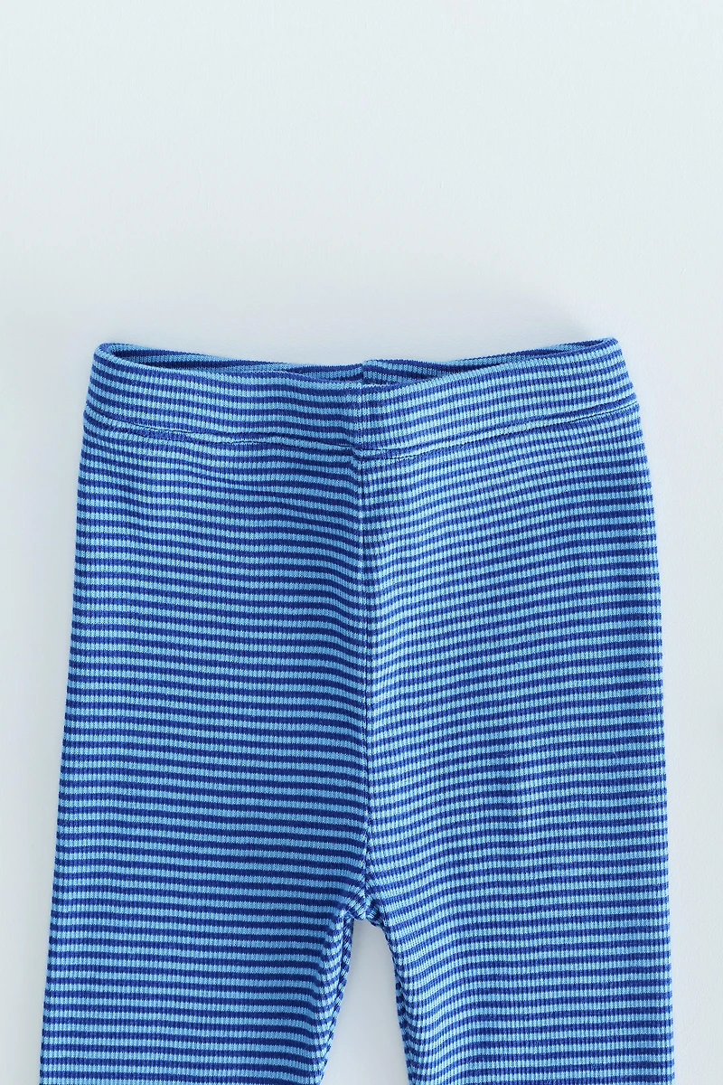 ZARA TIMELESS - STRIPED PRINT LEGGINGS
