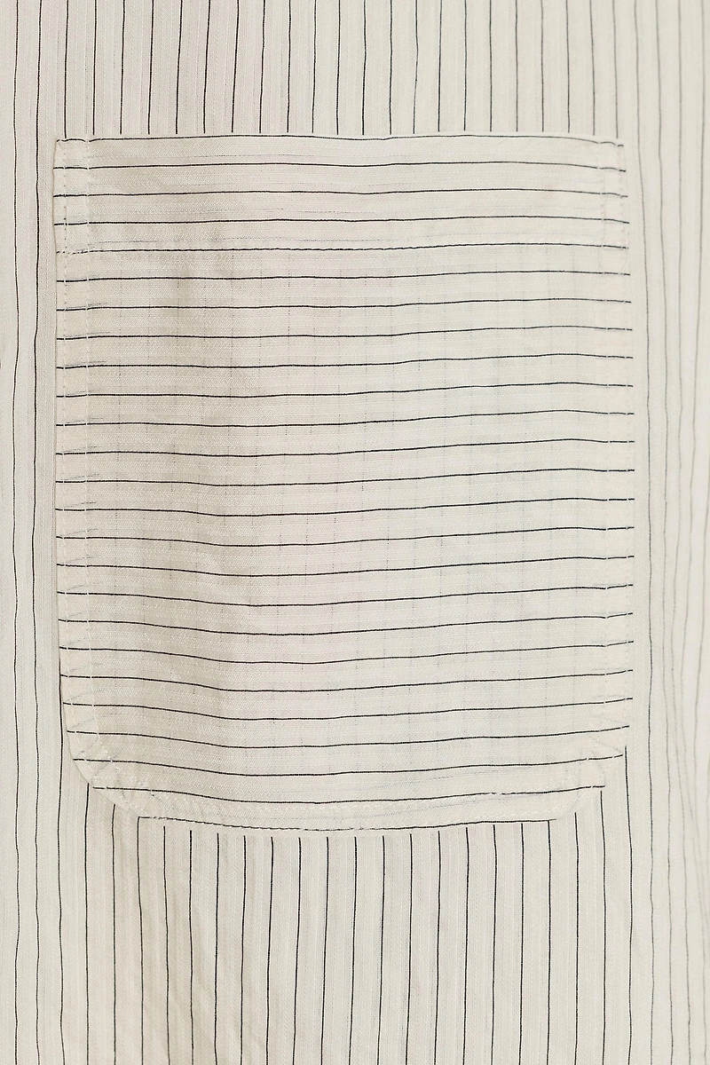 ZW COLLECTION FLOWY STRIPED SHIRT