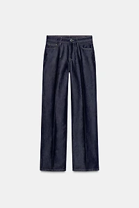 Z1975 STRAIGHT LEG MID-RISE CREASED JEANS