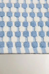 TEXTURED WAFFLE BATH MAT