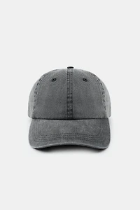 CASQUETTE EN SERGÉ LAVÉ