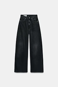 TRF EXTRA WIDE LEG HIGH-WAIST JEANS