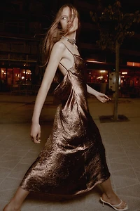 LINGERIE STYLE MIDI DRESS