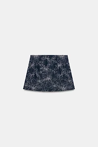 JUPE-PANTALON BRODÉE PAILLETTES