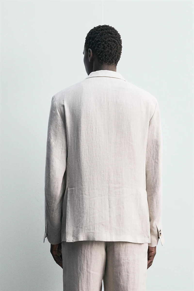 BLAZER DE COSTUME 100 % LIN