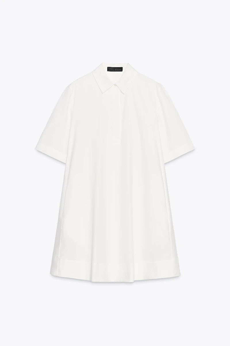 ROBE COURTE EN POPELINE ZW COLLECTION