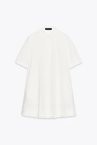 ROBE COURTE EN POPELINE ZW COLLECTION