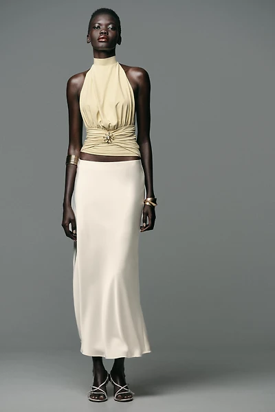 TOP EN POLYAMIDE PLIS SOLEIL