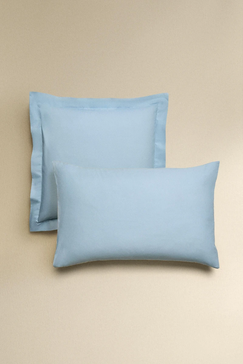 PERCALE COTTON PILLOWCASE ( THREAD COUNT