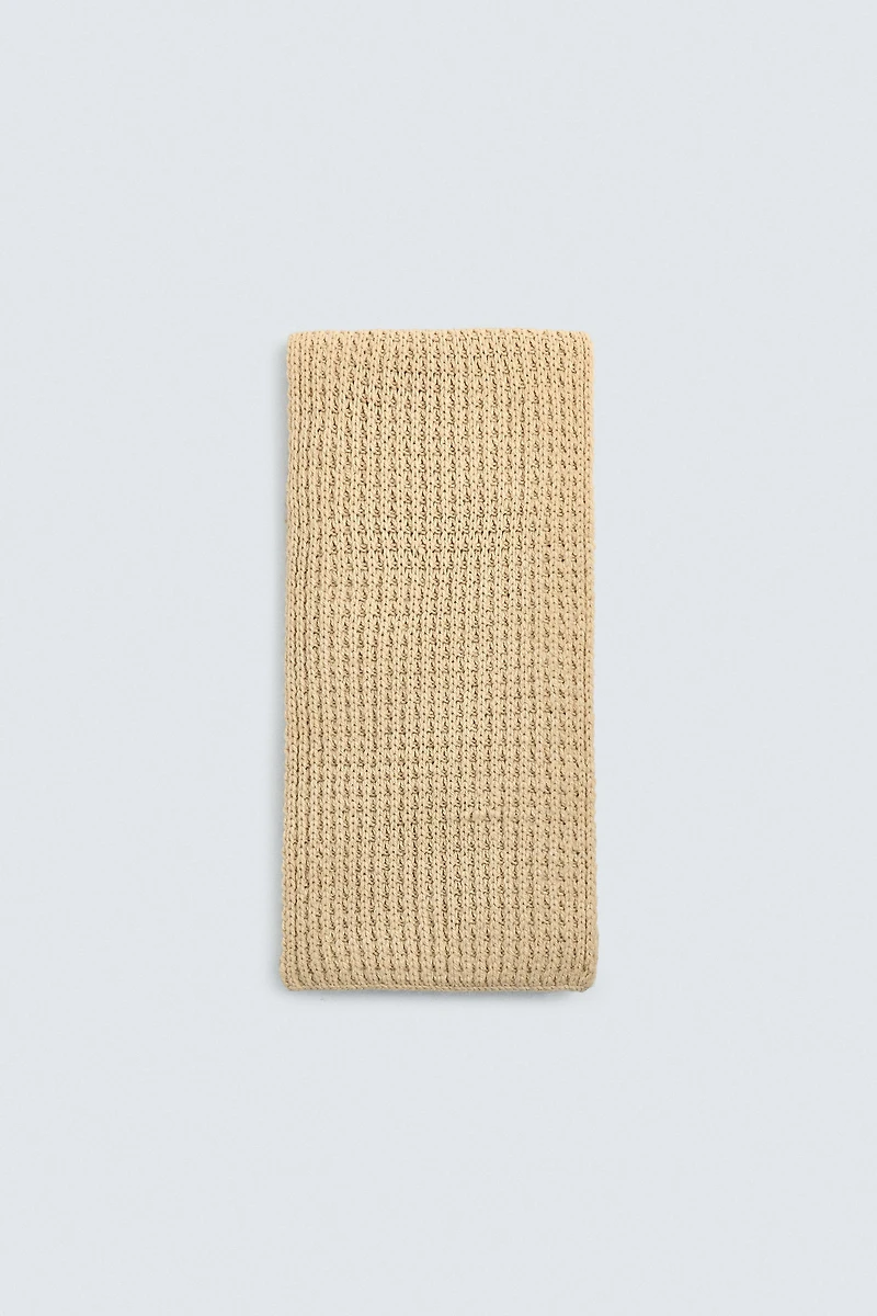WAFFLE KNIT SCARF LIMITED EDITION