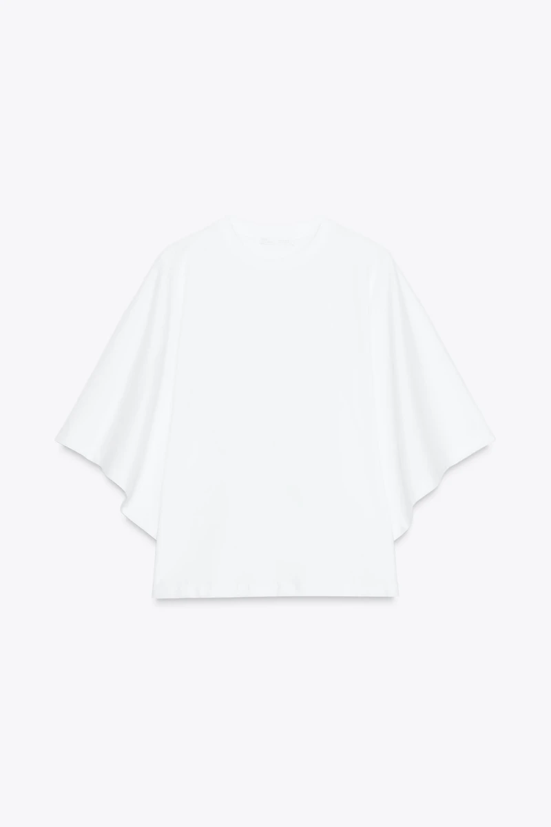 CAPE SLEEVE T-SHIRT