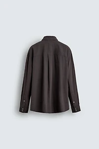 RELAXED FIT PLAID SHIRT