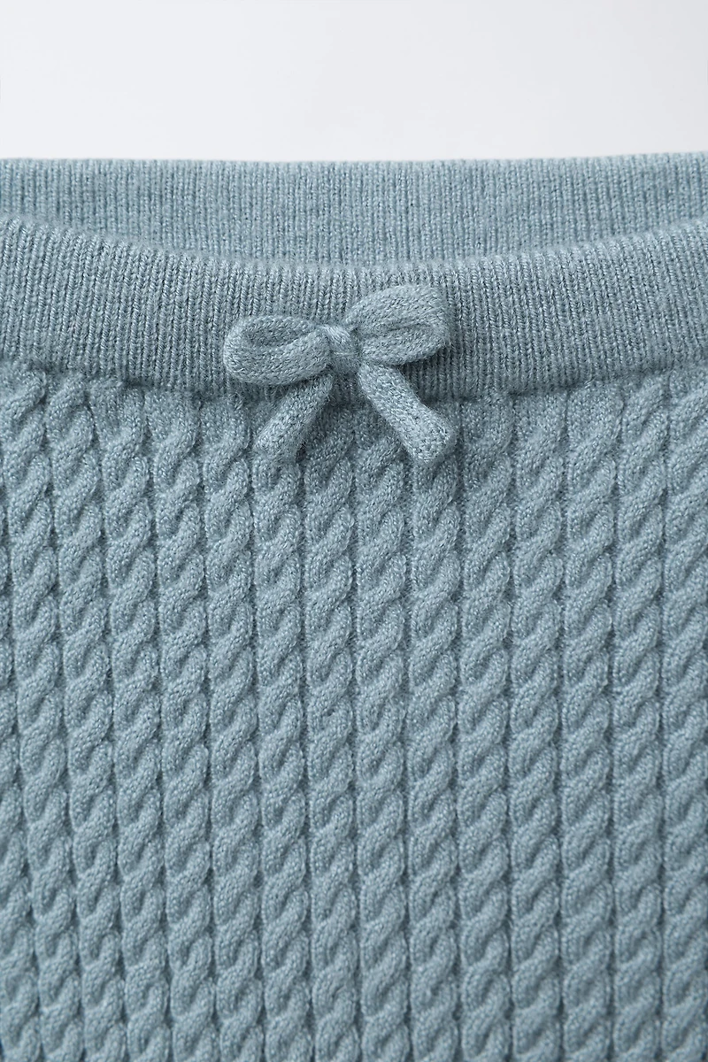 CABLE KNIT LEGGINGS