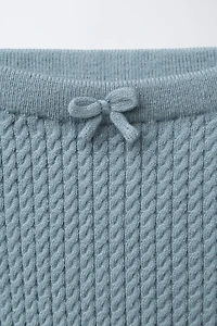 CABLE KNIT LEGGINGS