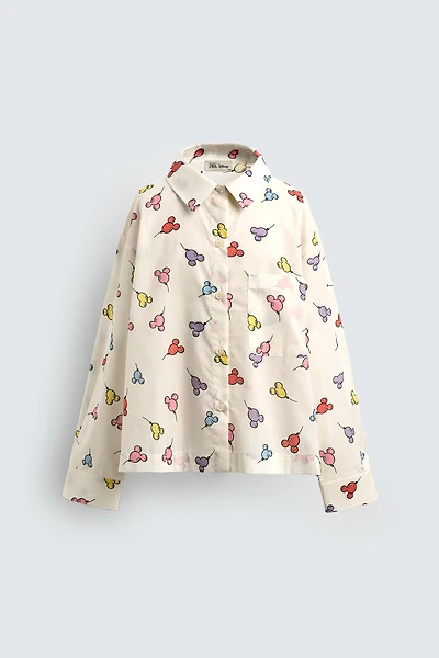MICKEY MOUSE BALLOON SHIRT HARRY LAMBERT FOR ZARA X DISNEY