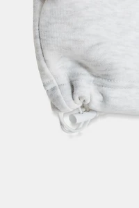 BASIC STRAIGHT-LEG ADJUSTABLE HEM FLEECE PANTS