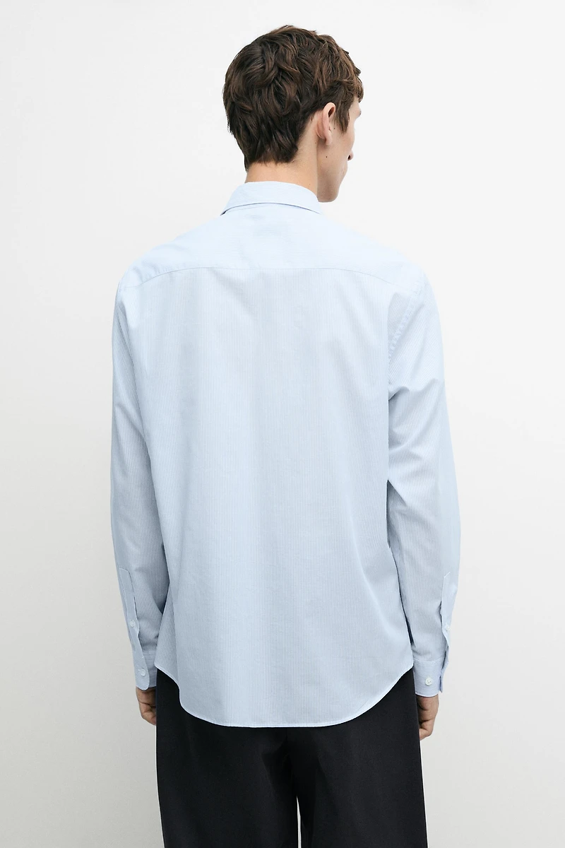 Striped regular fit shirt