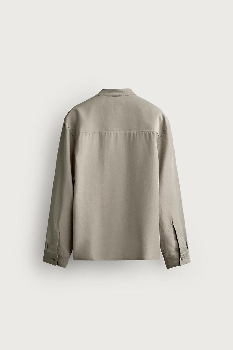 RELAXED FIT JACQUARD SHIRT