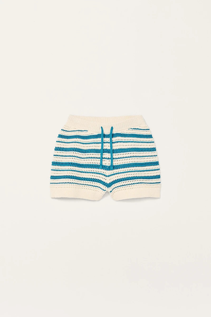 STRIPED KNIT SHORTS LIMITED EDITION