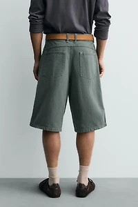 RELAXED FIT JORTS