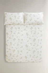 CLOVER AND LADYBUG COTTON DUVET COVER
