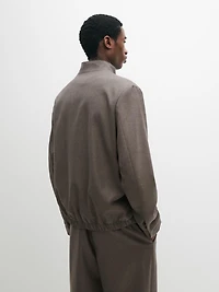 Cool wool blend jacket