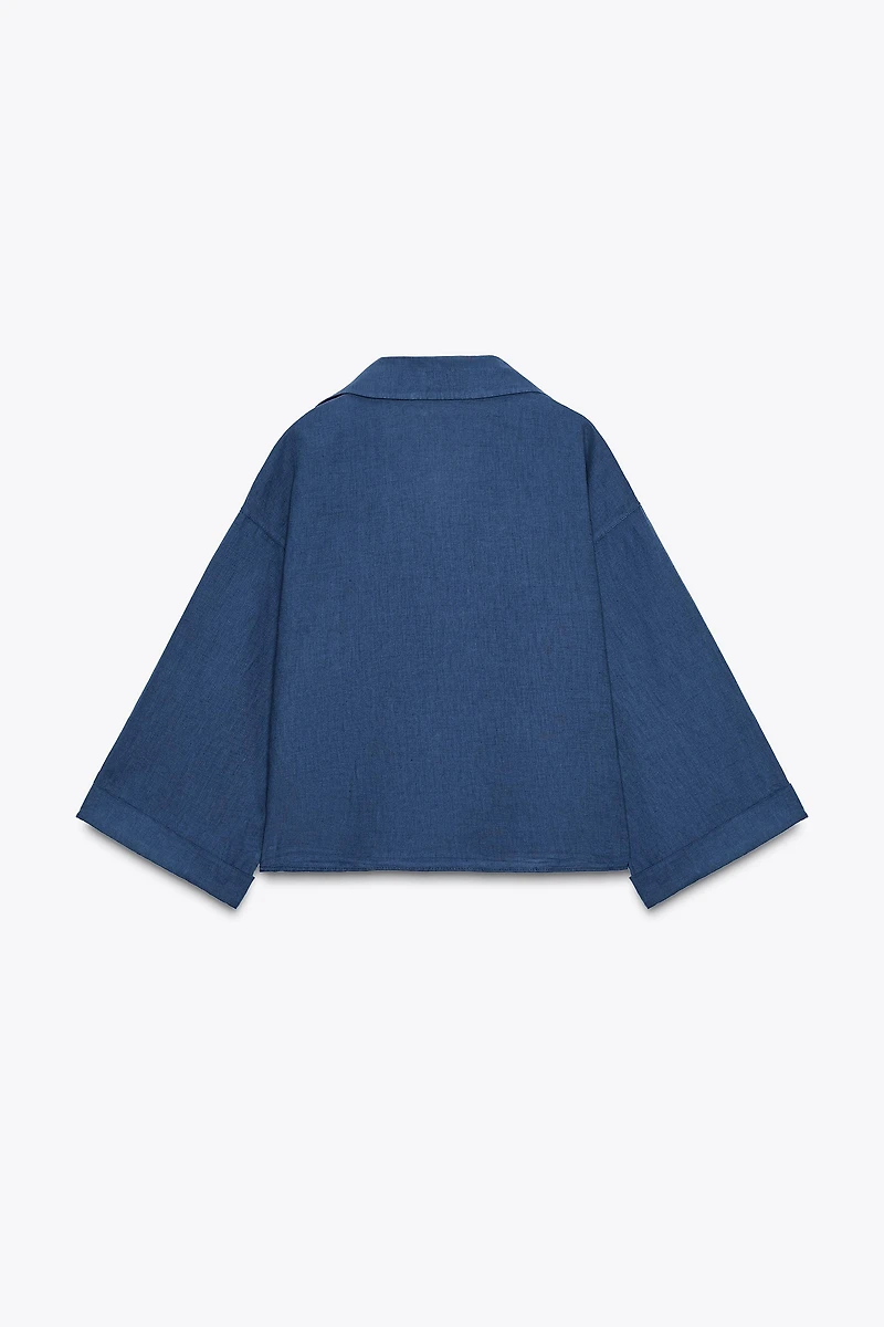 ZW COLLECTION LINEN SHIRT
