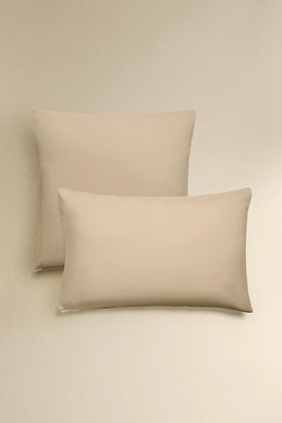 TAIE D’OREILLER COTON TEXTURÉ