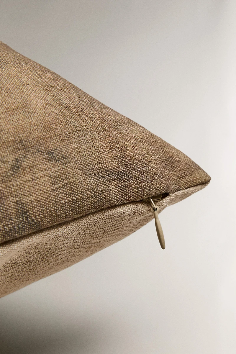 HOUSSE DE COUSSIN FLEURS
